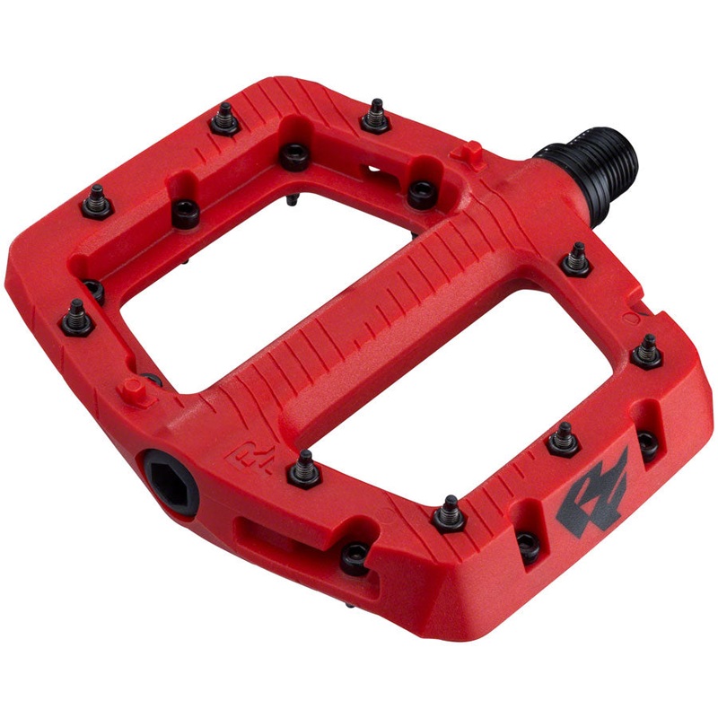 RaceFace Chester Pedals – Platform, Composite, 9/16″, Small, Red