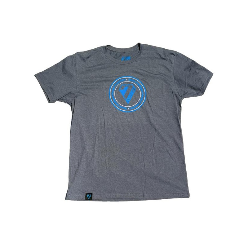 7 iDP Circle Short Sleeve Tee – Dark Gray