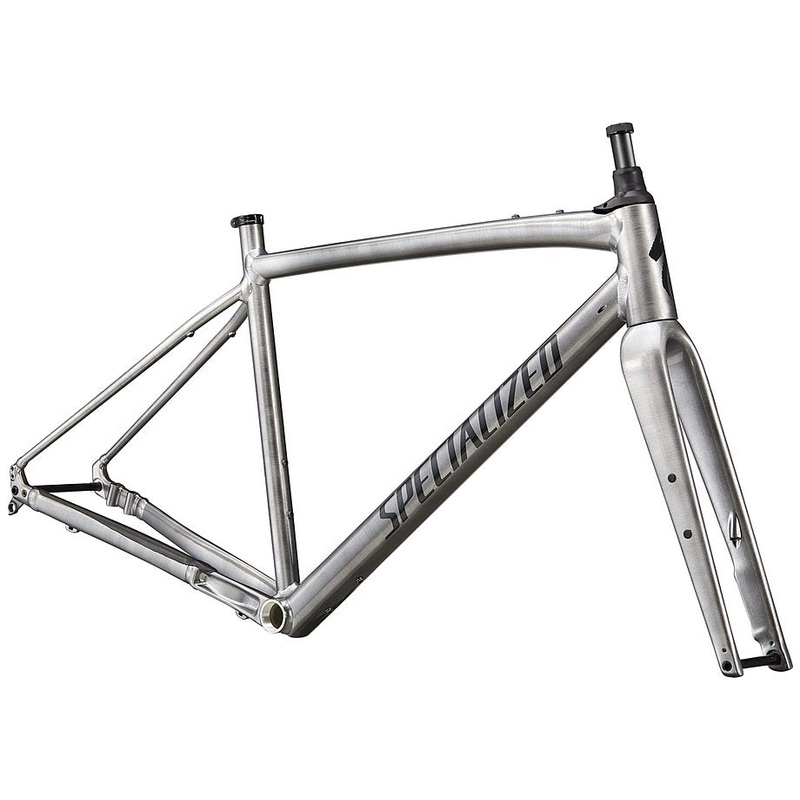 Specialized diverge e5 evo frmset gloss brushed smoked liquid metal/black s