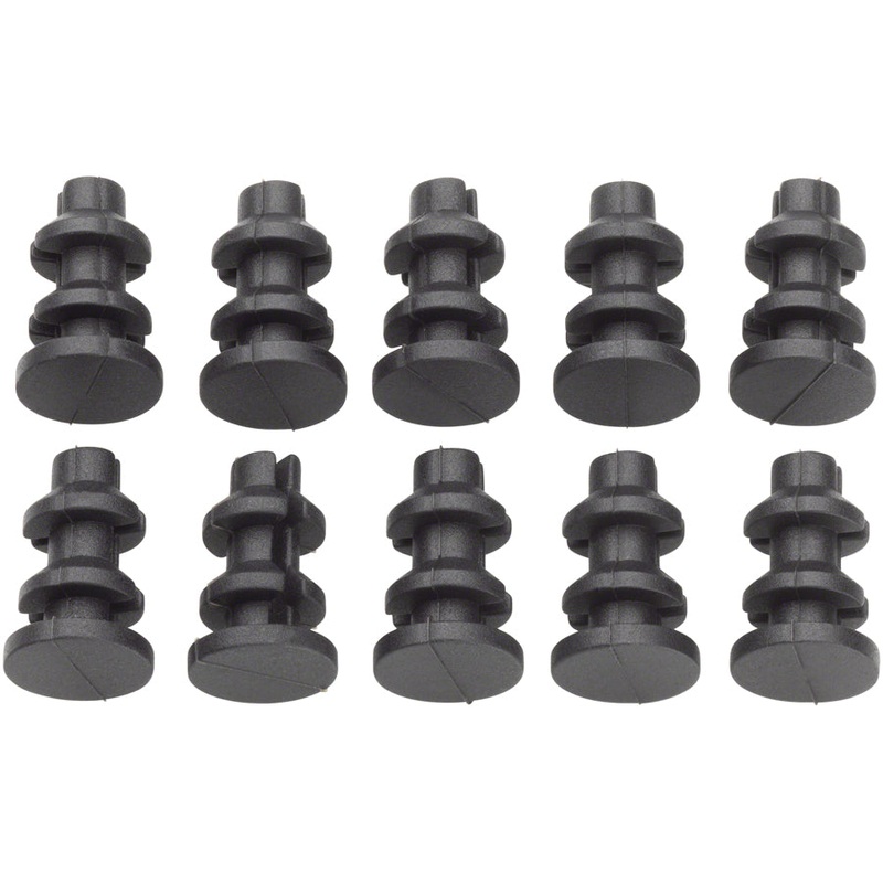 Jagwire Frame Plug Refill Bag – Closed Type for 5.7-6.0mm Round Frame Port, Bag/10 Plugs