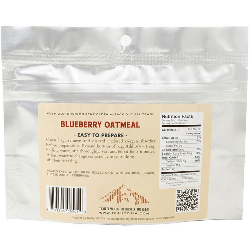 Trailtopia Gluten-Free Oatmeal Breakfast Meals | All-Natural, Fruit-Powered Trail Food for Outdoor Adventures & Active Lifestyles