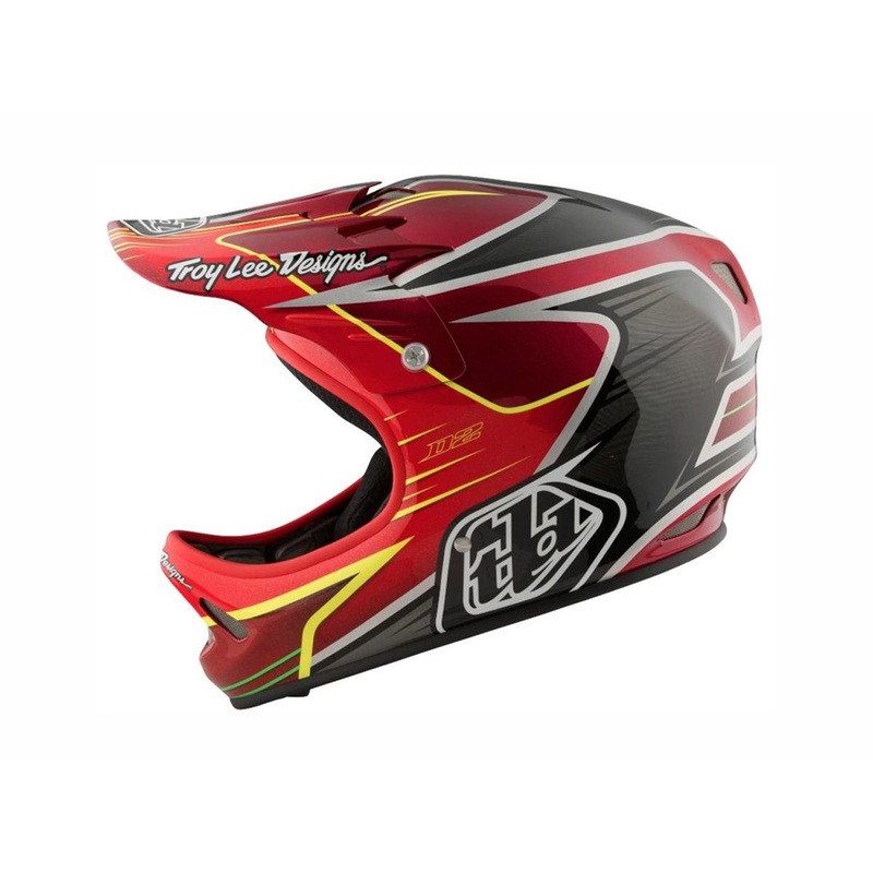 Troy Lee Designs D2 Pulse Full Face Helmet – Red