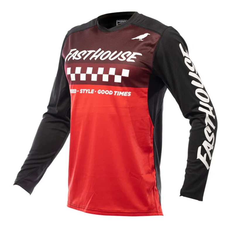 Fasthouse Elrod Jersey – Black-Red