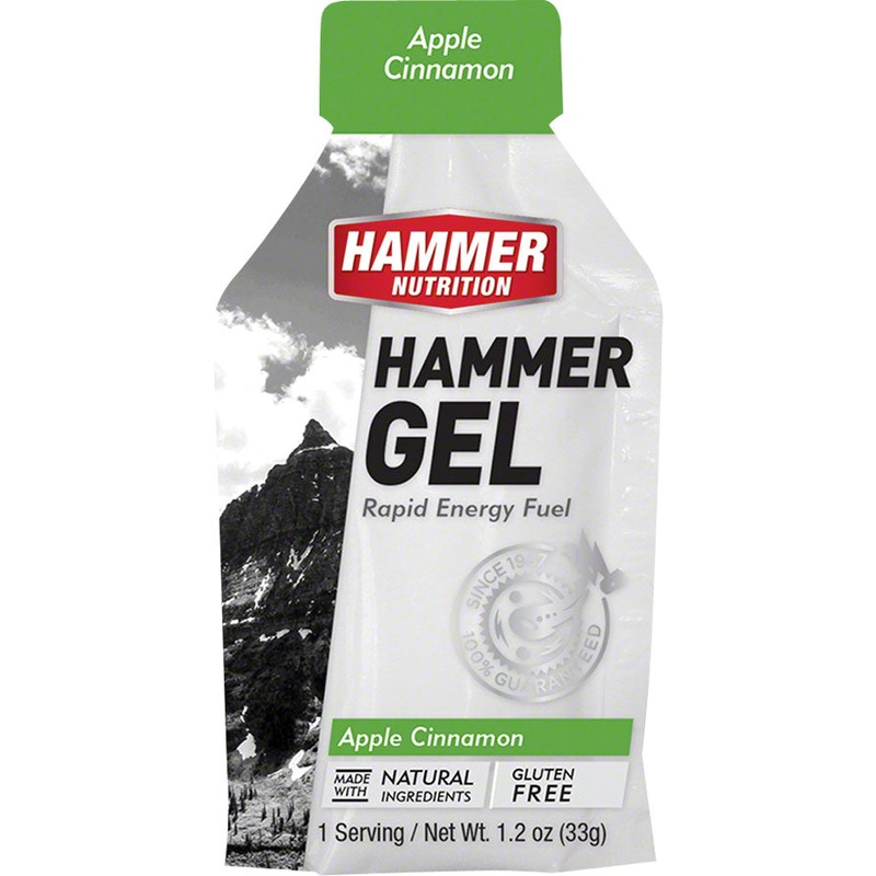 Hammer Gel: Apple-Cinnamon, 24 Single Serving Packets