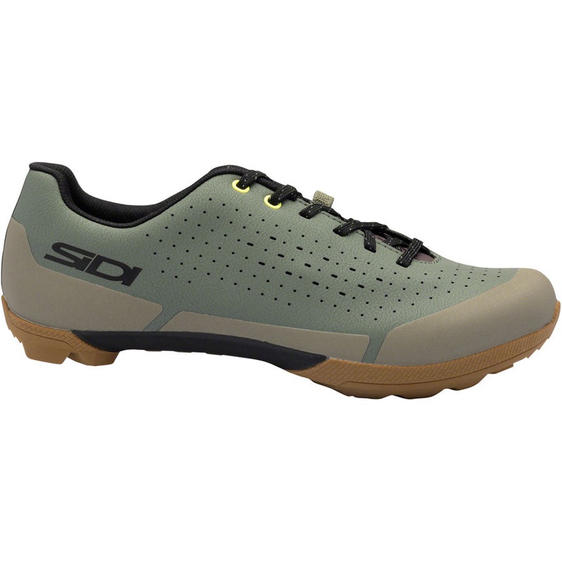 Sidi Asper Laces Gravel Shoes – Men’s, Military, 41.5, Millenium Fit
