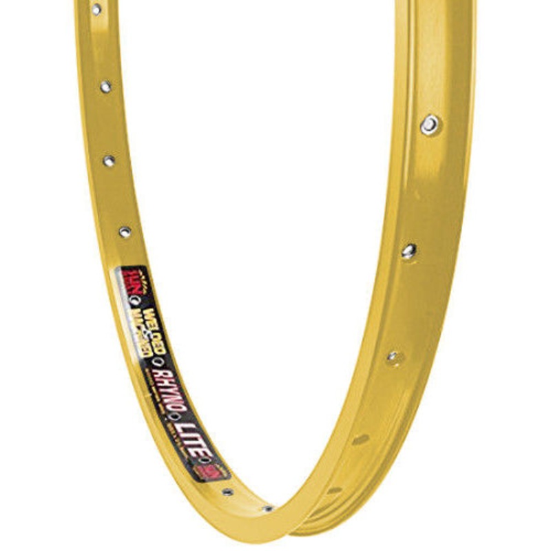 24″ Sun Rhyno Lite XL Double Wall BMX Rim – 36H – Gold Anodized