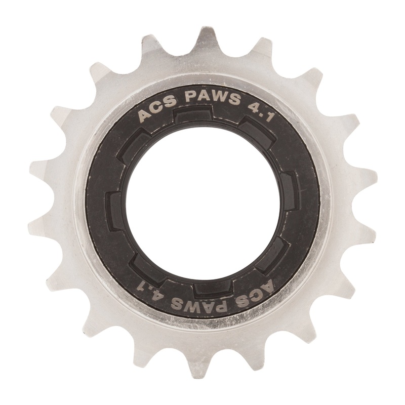 ACS Paws 4.1 18t BMX Freewheel – 1/8″ & 3/32″ – Black/Nickel