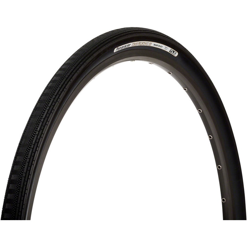 Panaracer GravelKing SS Plus Tire – 700 x 38 Tubeless Folding BLK ProTite Protection