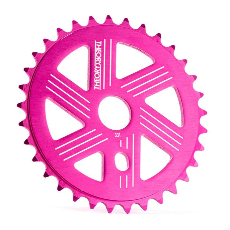 Theory 33t Lecagy BMX Sprocket / Chainwheel – Hot Pink