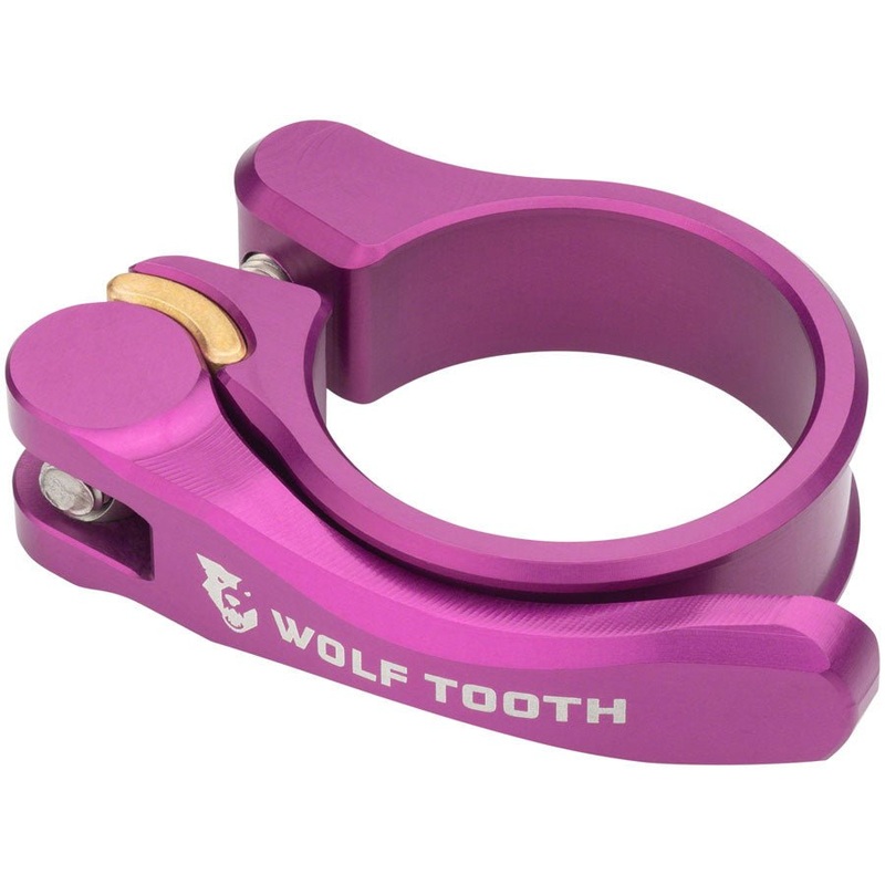 Wolf Tooth Components Quick Release Seatpost Clamp – 29.8mm Purple