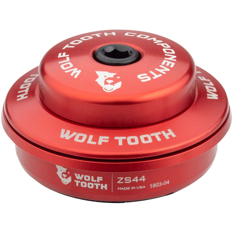 Wolf Tooth Performance Headset – ZS44/28.6 Upper, 6mm Stack, Red