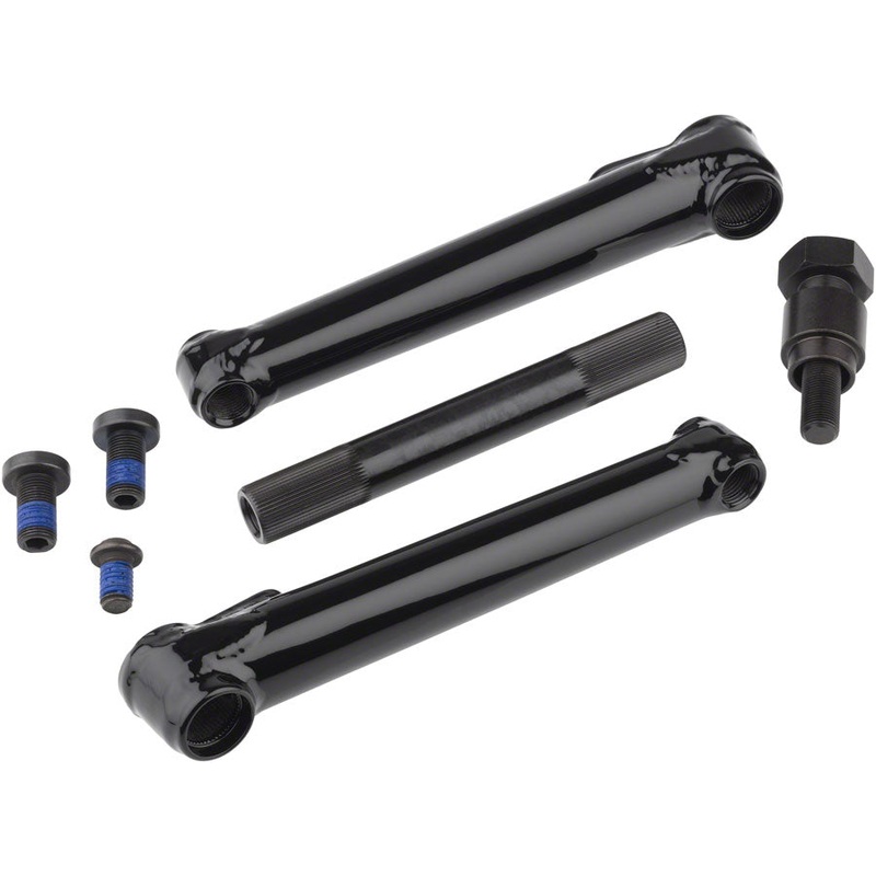 Cult Crew BMX Crankset – 170mm, 19mm Spindle, Black