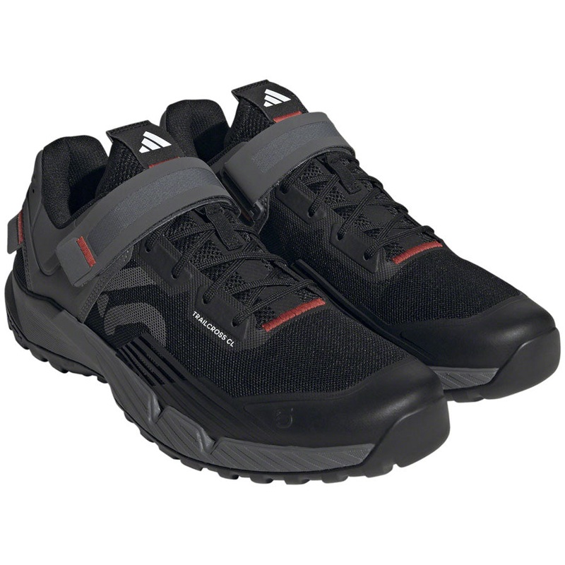 Five Ten Trailcross Mountain Clipless Shoes – Men’s, Core Black/Gray Three/Red, 9.5