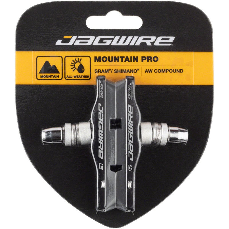 Jagwire Mountain Pro Brake Pads Threaded Post Black