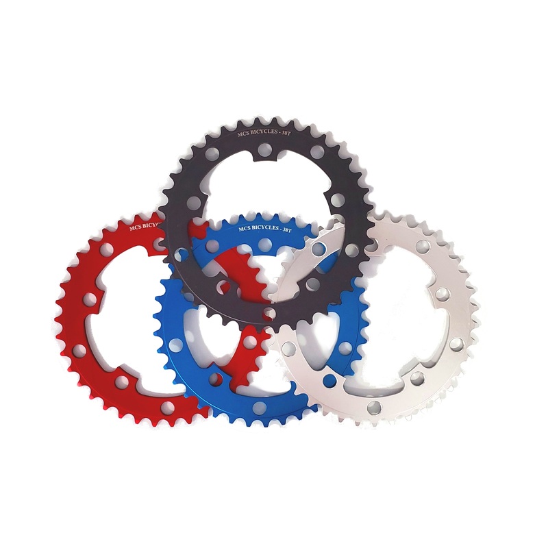 MCS 39t BMX Chainring – Black – 110mm/130mm 5-bolt – USA Made