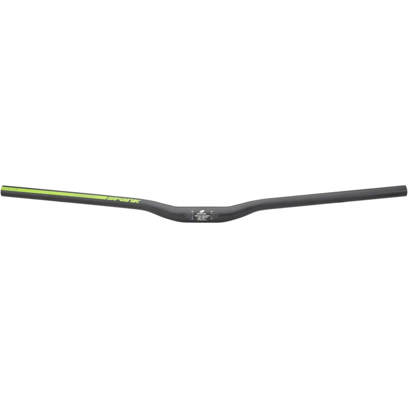 Spank Spoon 800 Handlebar – 31.8 x 800mm, 20mm Rise, Black/Green