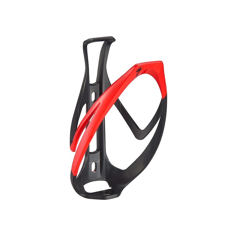 Specialized rib cage ii matte black/flo red one size