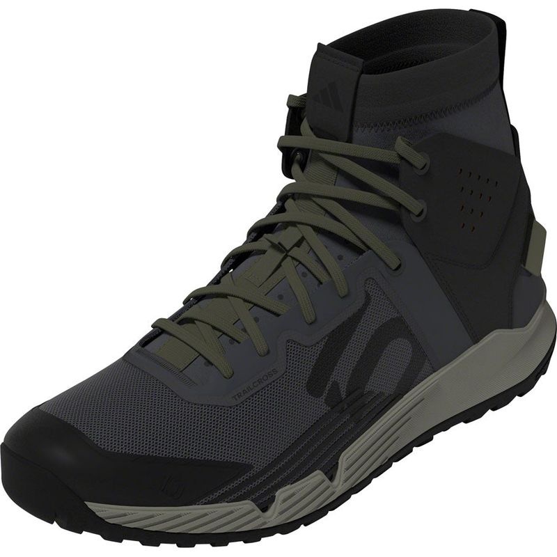 Five Ten Trailcross Mid Pro Flat Shoes – Men’s Gray Six/Core Black/Olive Strata 5