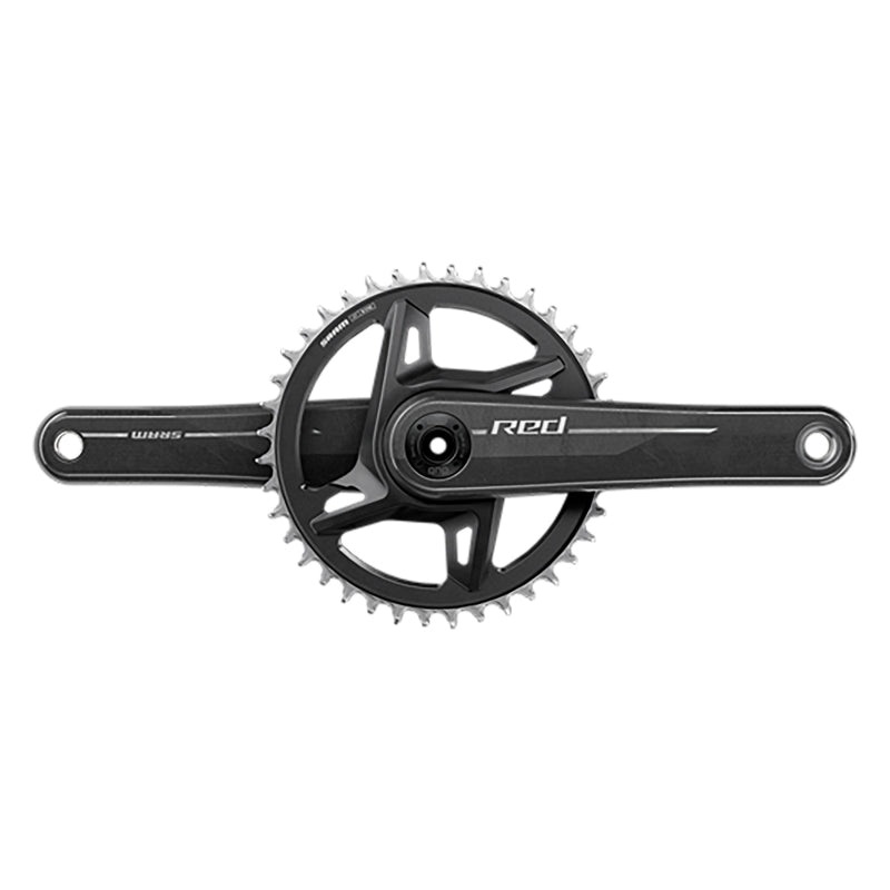 Red 1x XPLR E1 Crankset Speed: 12/13 Spindle: 28.99mm BCD: Direct Mount  8 Bolt 42 DUB 160mm Black Road Disc