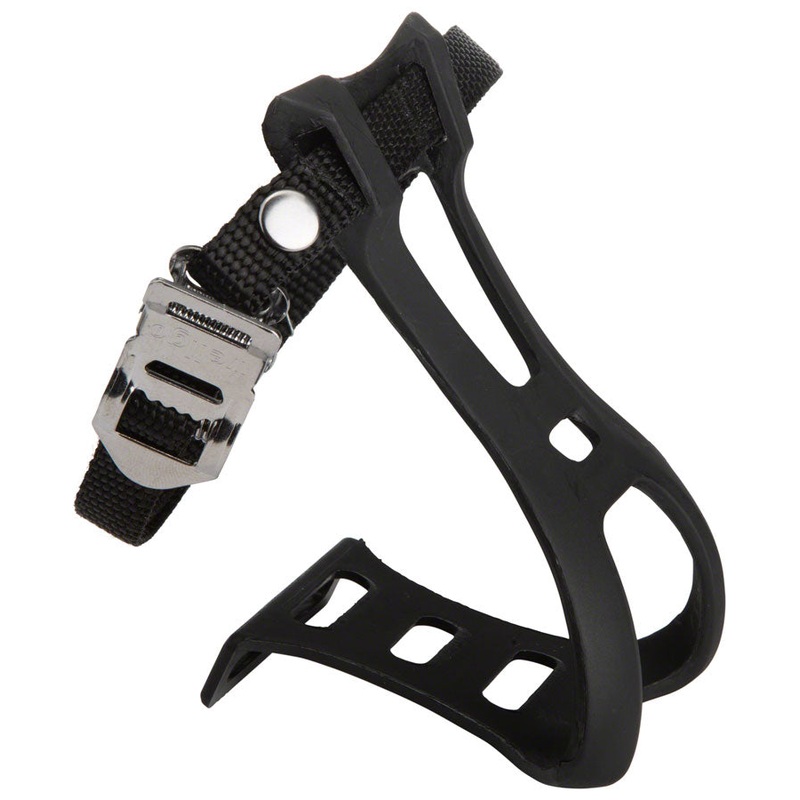 Dimension Toe Clip and Strap Set MD Black