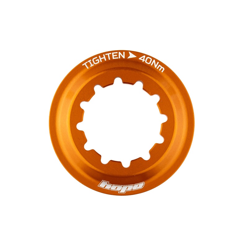 Hope Center Lock Disc Lockring – Orange