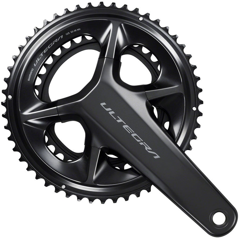 Shimano Ultegra FC-R8100 Crankset – 160mm 12-Speed 50/34t Hollowtech II Spindle Interface BLK