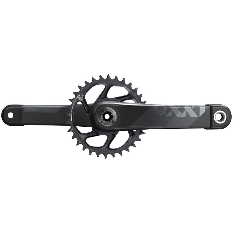 SRAM XX1 Eagle AXS Boost Crankset – 170mm 12-Speed 34t Direct Mount DUB Spindle Interface Gray