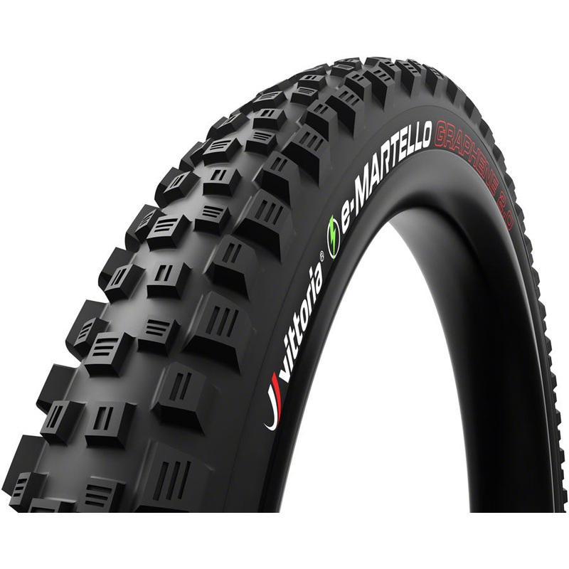 Vittoria e-Martello Tire – 27.5 x 2.6 Tubeless 2PLY Folding Black G2.0