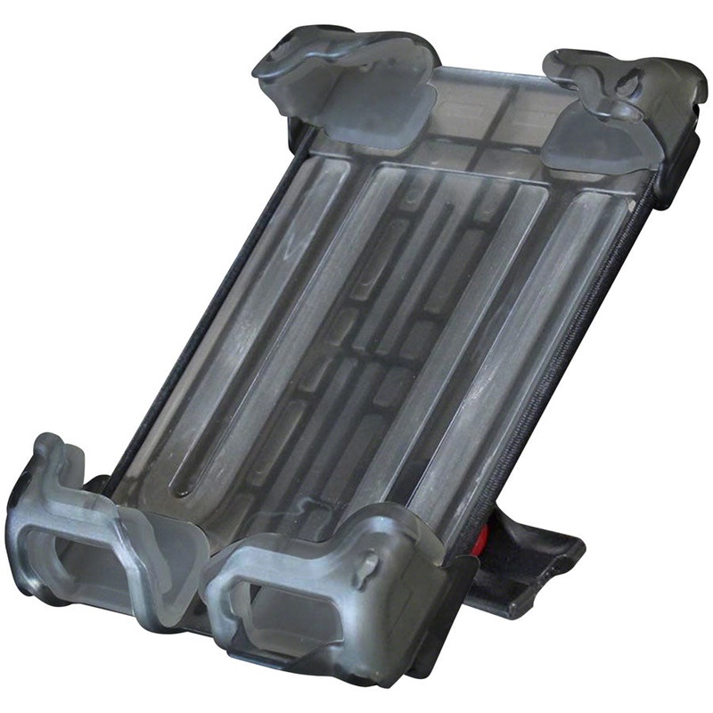 Delta Hefty Holder Plus Smartphone Bike Mount – Clear Gray