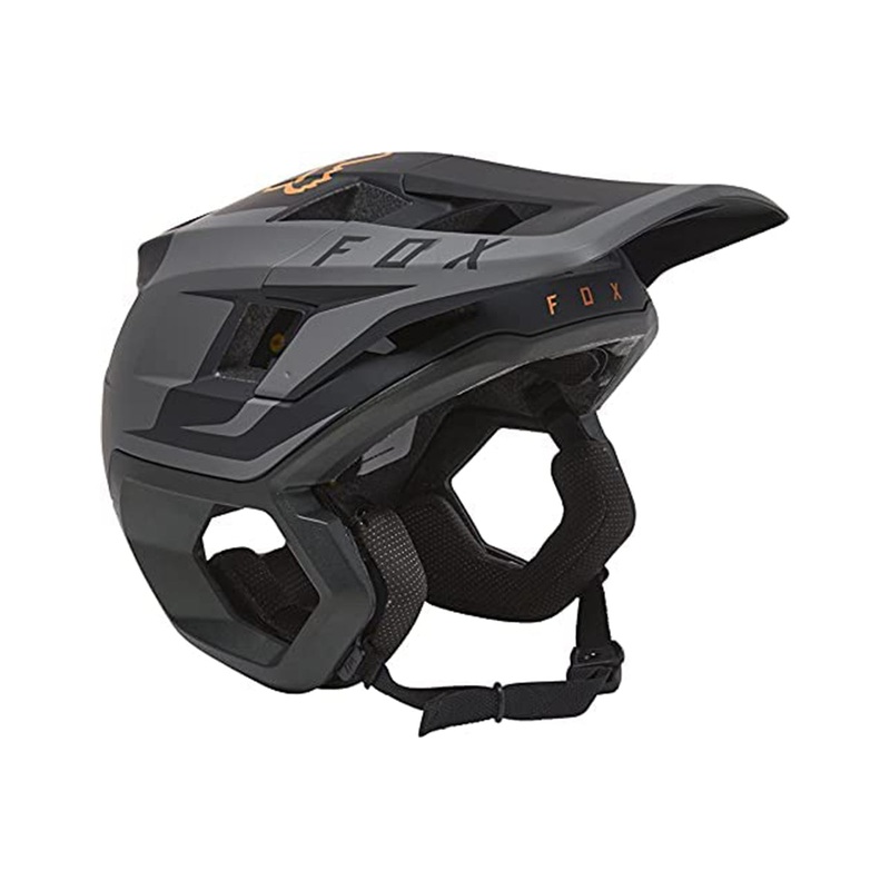 Fox Racing Dropframe Pro MTB Helmet – Sideswipe – Black-Gold – 2021