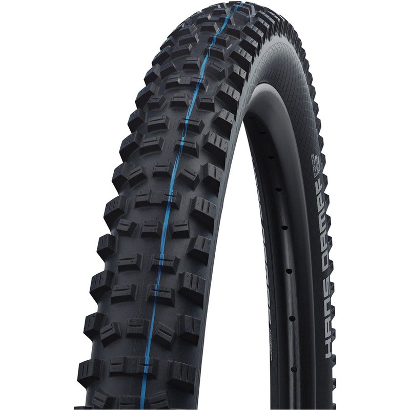 Schwalbe Hans Dampf II Addix Mountain Tire 275×2.80 Folding Tubeless Ready Addix Speedgrip SnakeSkin Apex 67TPI Black