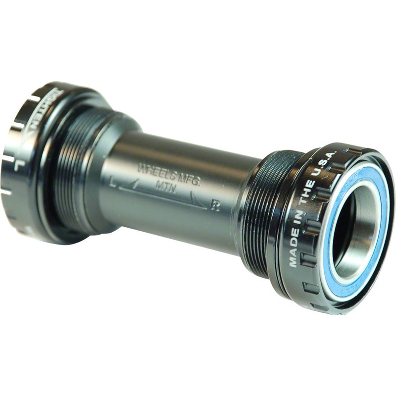 Wheels Manufacturing SRAM MTB Bottom Bracket with Angular Contact Bearings Black
