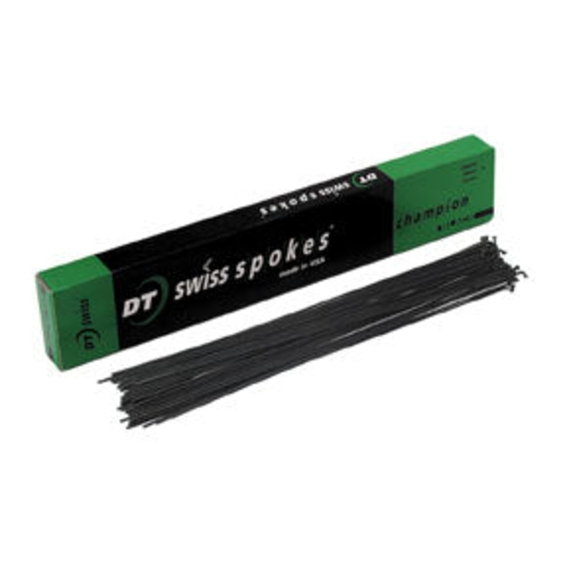 DT Swiss Champion 13g Spoke Black 278mm 20/Count