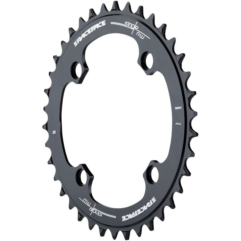 RaceFace Narrow Wide Chainring 38t 104 BCD 9/10/11/12-Speed Aluminum Black