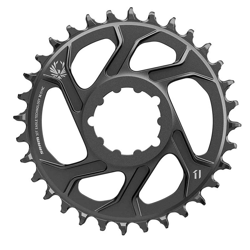 X-Sync 2 Eagle Direct Mount Chainring – 30 Tooth 3mm Boost Offset 12-Speed BLK Gold