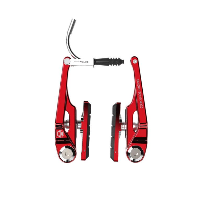 Cook Bros / Box One Pro BMX V-Brake Caliper – Long Reach (108mm) – Red