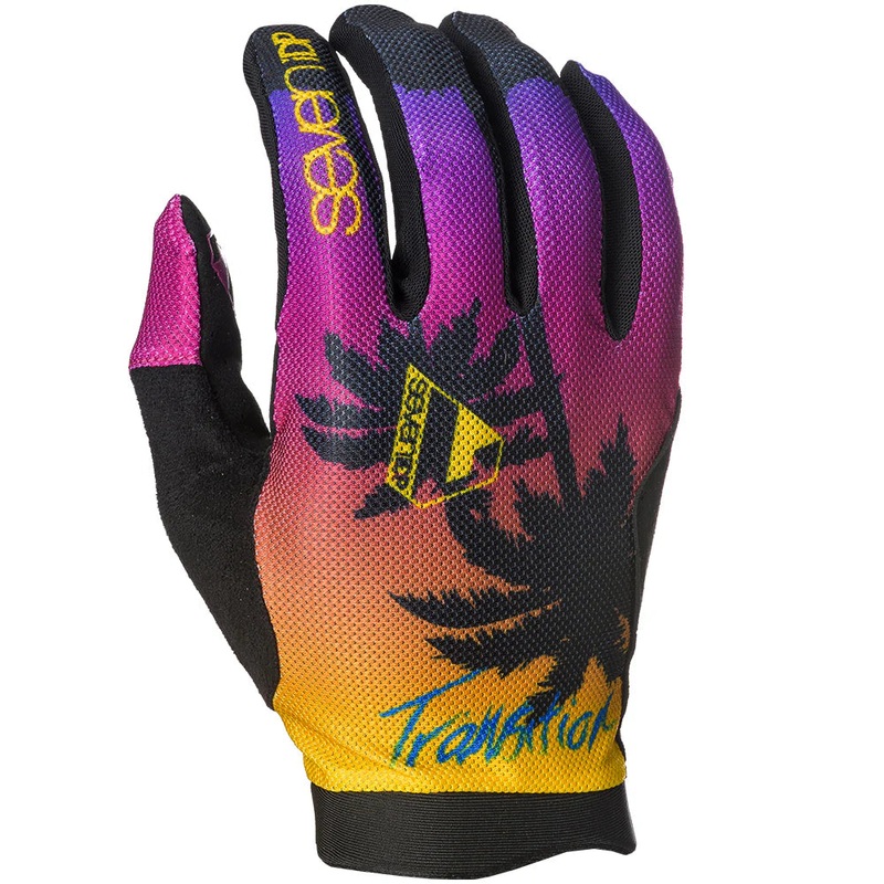 7 iDP Transition MTB Glove – 80s Palm Tree