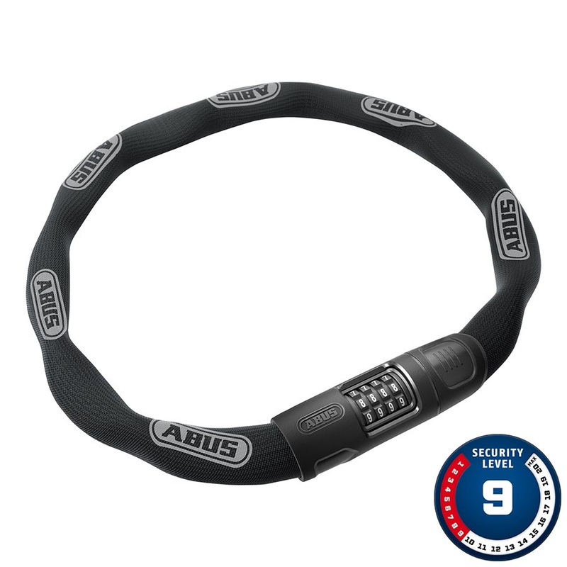 Abus 8808C Chain Lock – Combination 2.8 8mm Square Black