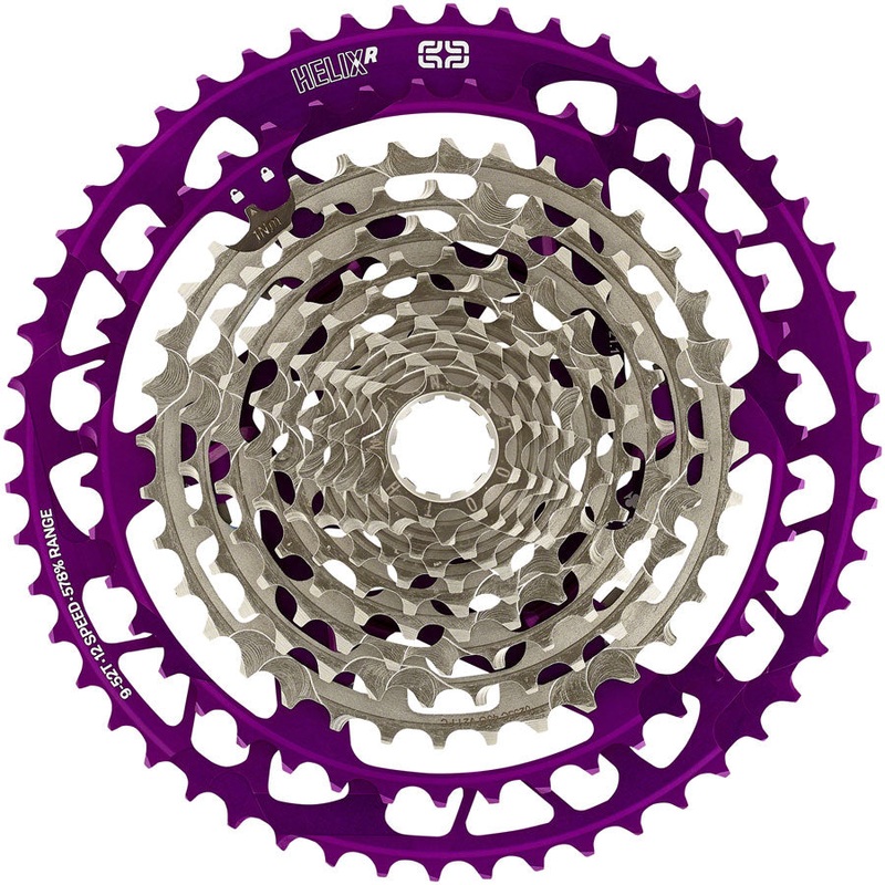 e*thirteen Helix Race Cassette – 12-Speed 9-52t Eggplant
