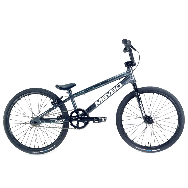 Meybo TLNT Pro Cruiser 24″ BMX Race Bike-Grey/White/Turquoise