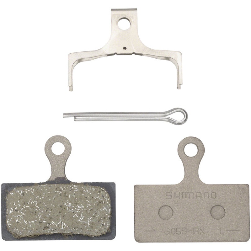 Shimano G05S-RX Disc Brake Pad Spring – Resin Compound Stainless Steel Back Plate One Pair