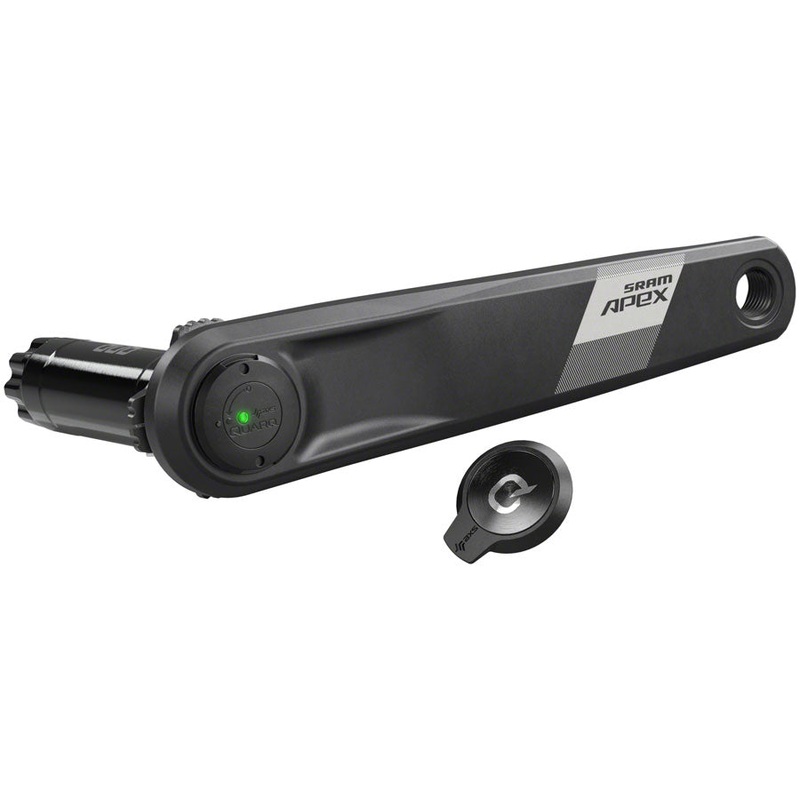 SRAM Apex AXS Wide Left Crank Arm and Power Meter Spindle Assembly – 175mm, 12-Speed, DUB Spindle Interface, Black, D1