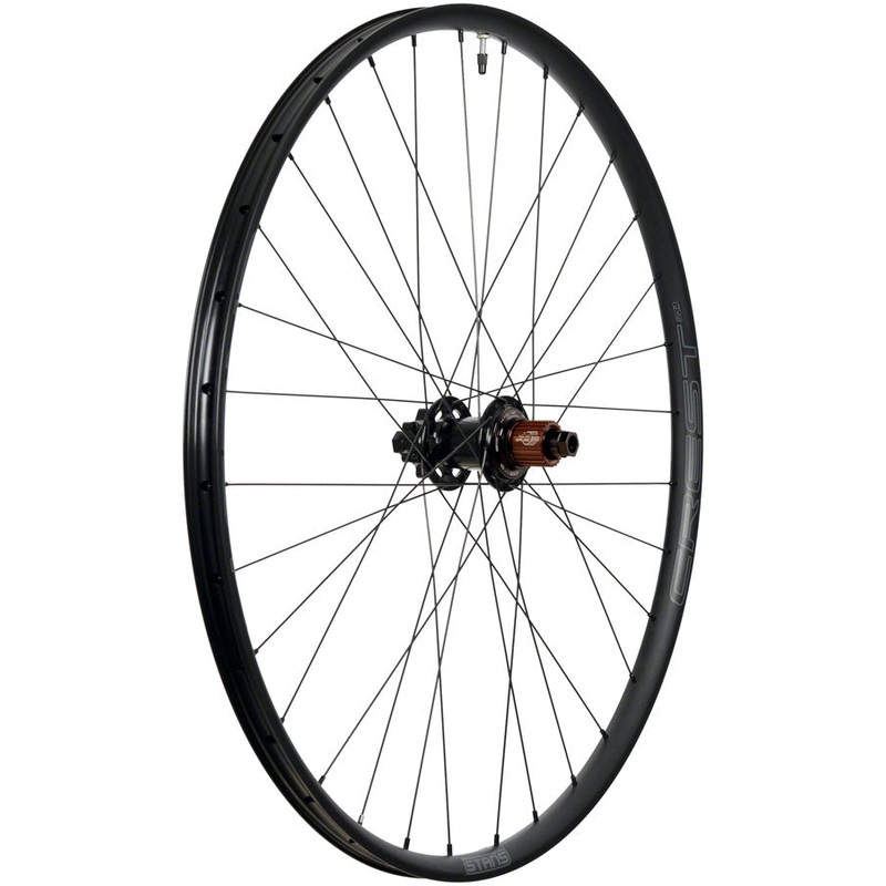 Stan’s NoTubes Crest MK4 Rear Wheel – 29, 12 x 142mm, 6-Bolt, Micro Spline, Black