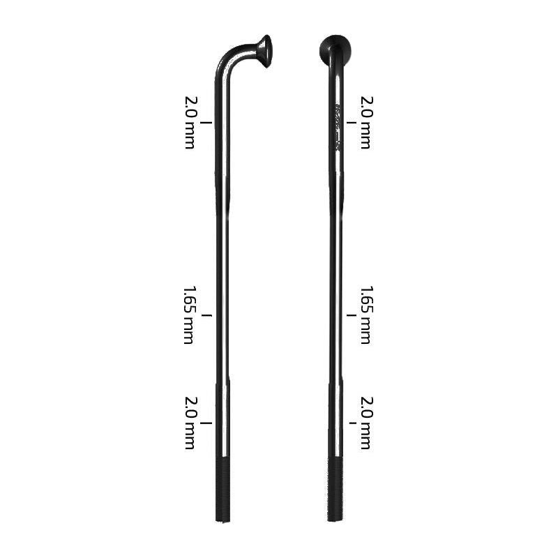 Zipp, Sapim D-Light, Spokes, J-Bend, Black, 280mm, 3pcs