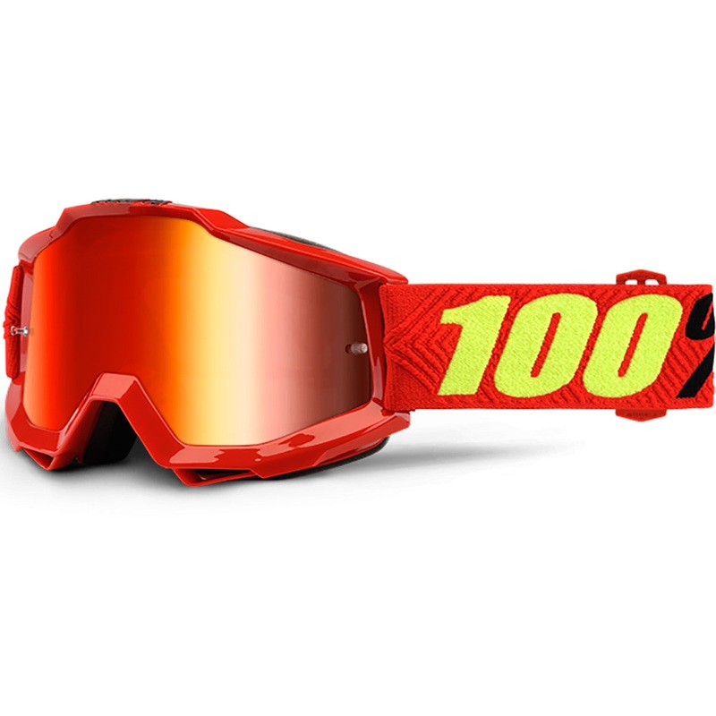 100% Accuri Goggles-Saarinen-Mirror Red Lens
