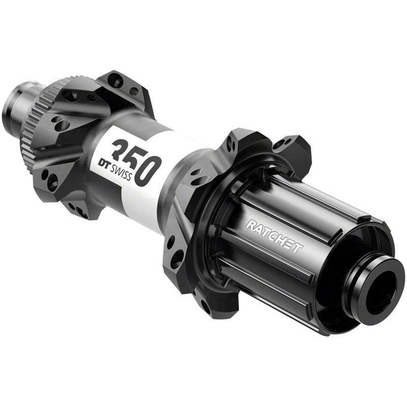 DT Swiss 350 Rear Hub – 12 x 148mm Center-Lock HG11 MTN BLK 28H Straight Pull 36pt