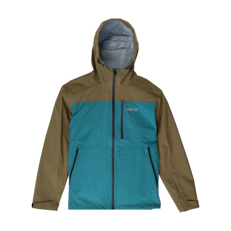HydroSend Shell – Forest Khaki/Teal