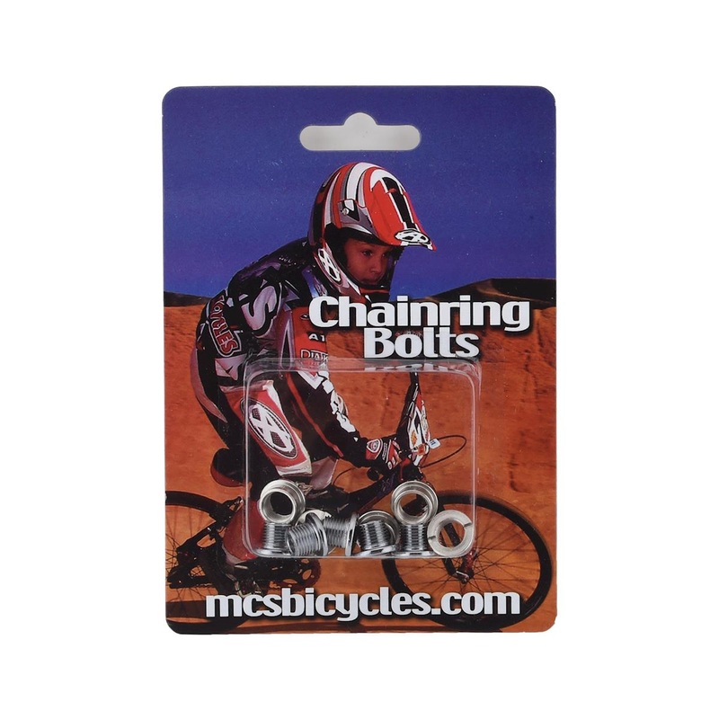 MCS Steel Chainring Bolts – Chrome