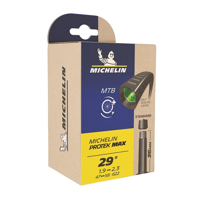 Michelin Protek Max Tube Schrader, Length: 48mm, 29”, 2.40-3.00