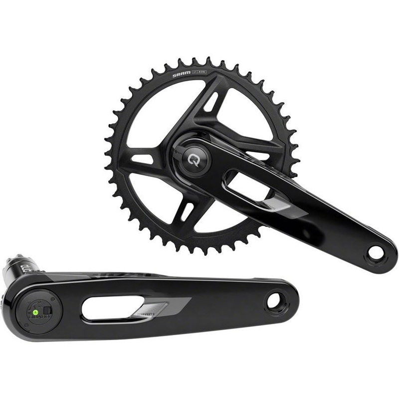 SRAM Rival 1x XPLR AXS Power Meter Wide Crankset – 160mm, 12/13-Speed, 42t, 8-Bolt Direct Mount, DUB PM Spindle, Black, E1